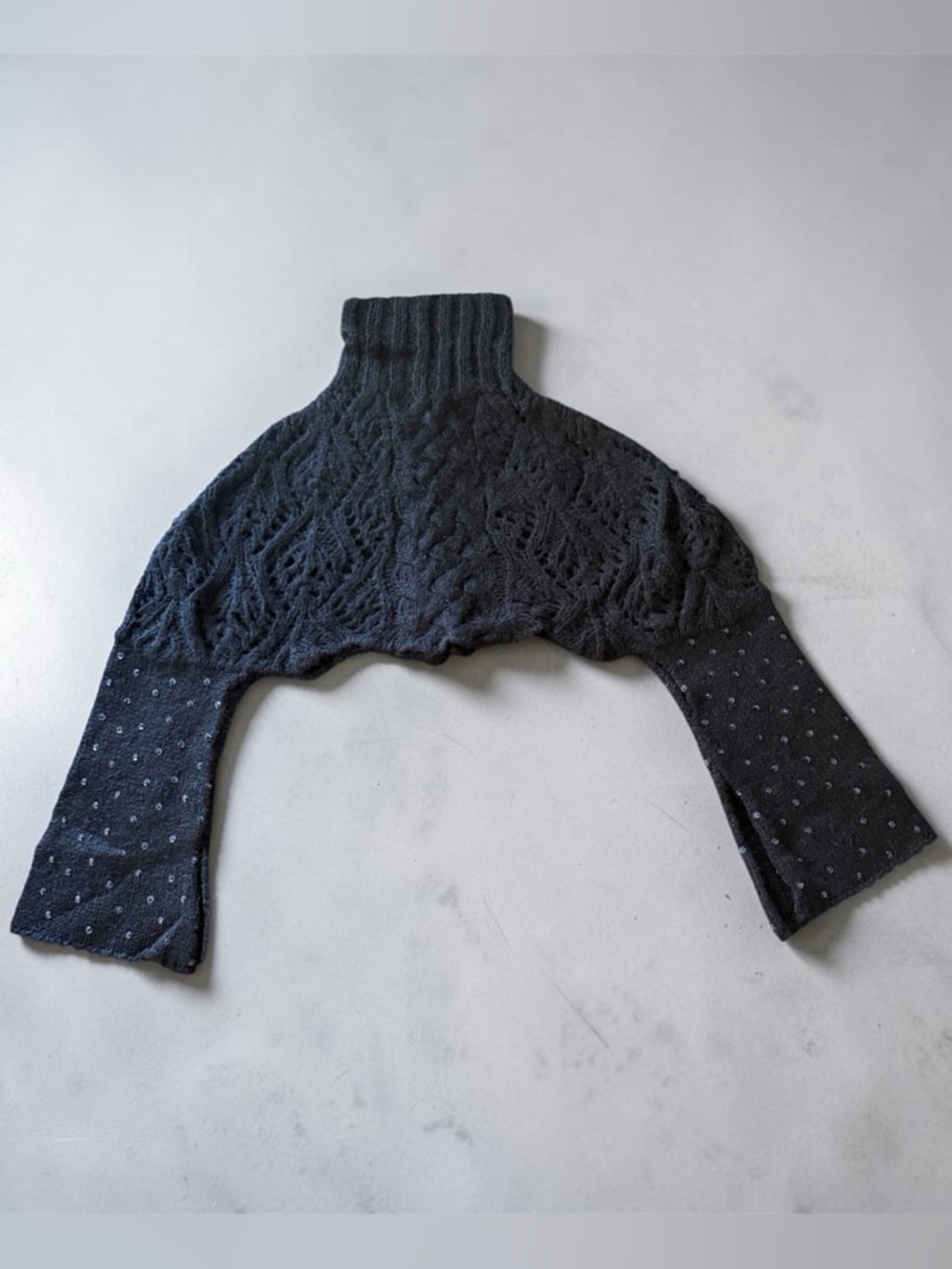 Y2K Runaway 101 Black Cropped Bolero